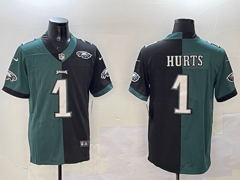 Men Philadelphia Eagles #11 Hurts black 2025 Nike NFL jersey style 010->philadelphia eagles->NFL Jersey